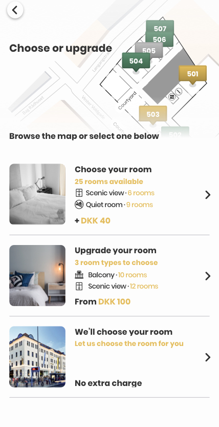 Choose Room with AeroGuest